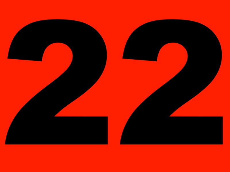 22. Twenty-Two