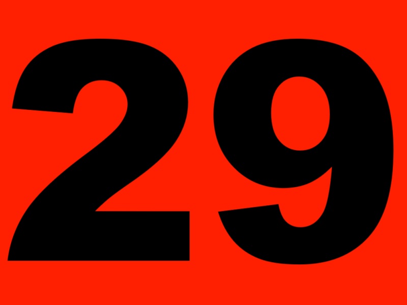 29. Twenty-Nine
