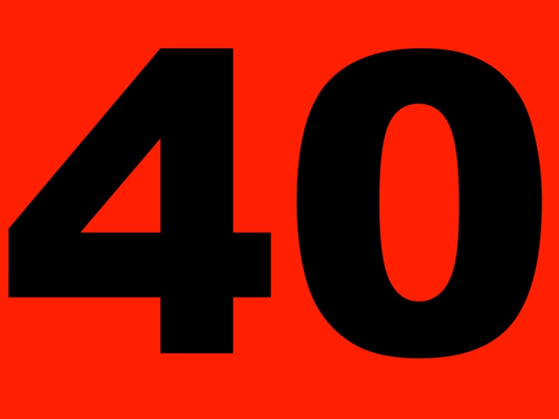40. Forty