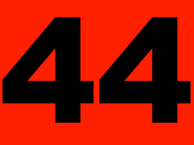 44. Forty-Four