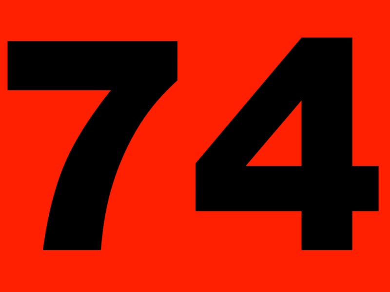 74. Seventy-Four