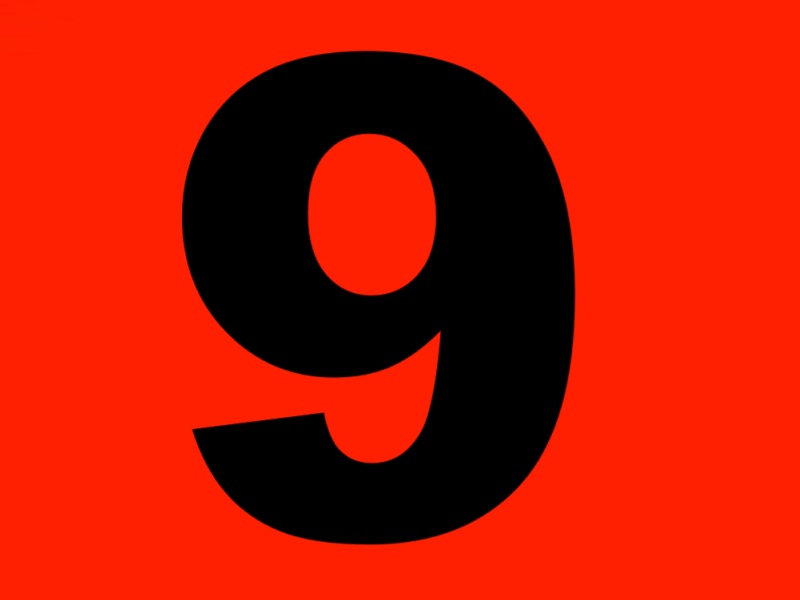 9. Nine