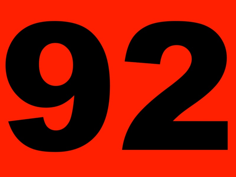 92. Ninety-Two